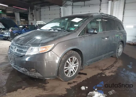 2012 Honda Odyssey Ex-L из США, поврежденный, VIN 5FNRL5H69CB006907